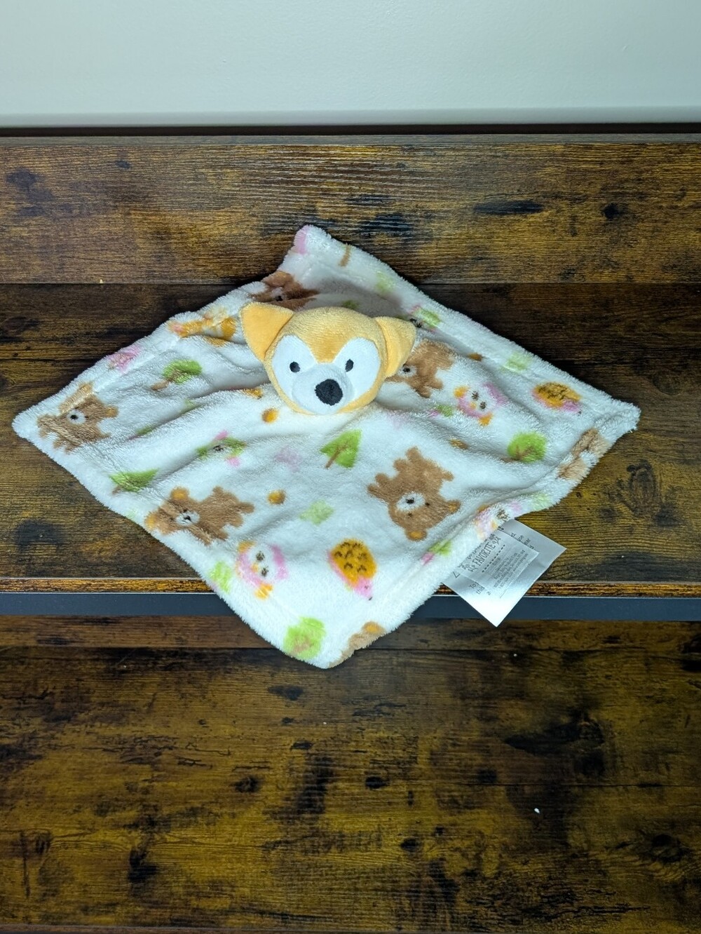 Le Bebe Favorite Fox Plush Toy Security Blanket Lovey